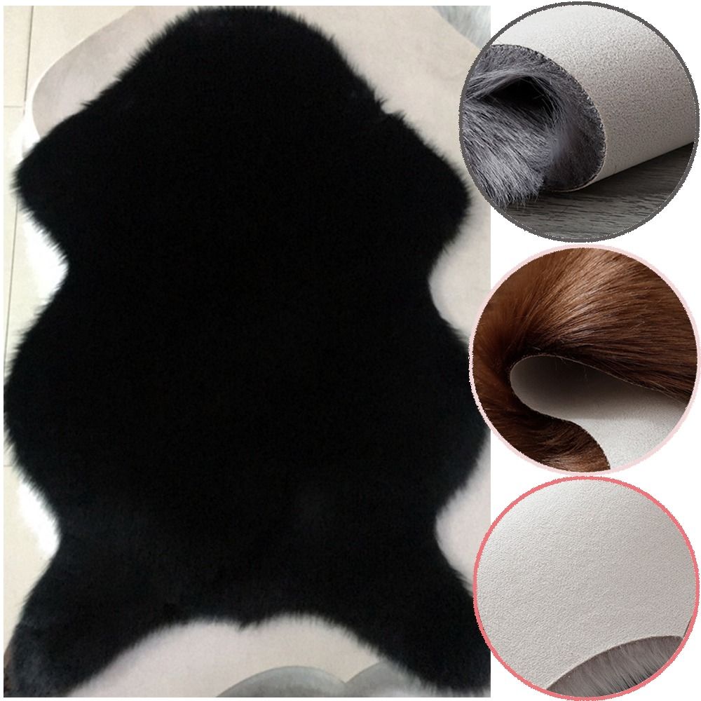 40x60 ซม.ใหม่พรมPlush Soft She - Cowhide Rug Faux บทวิจารณ์และราคา