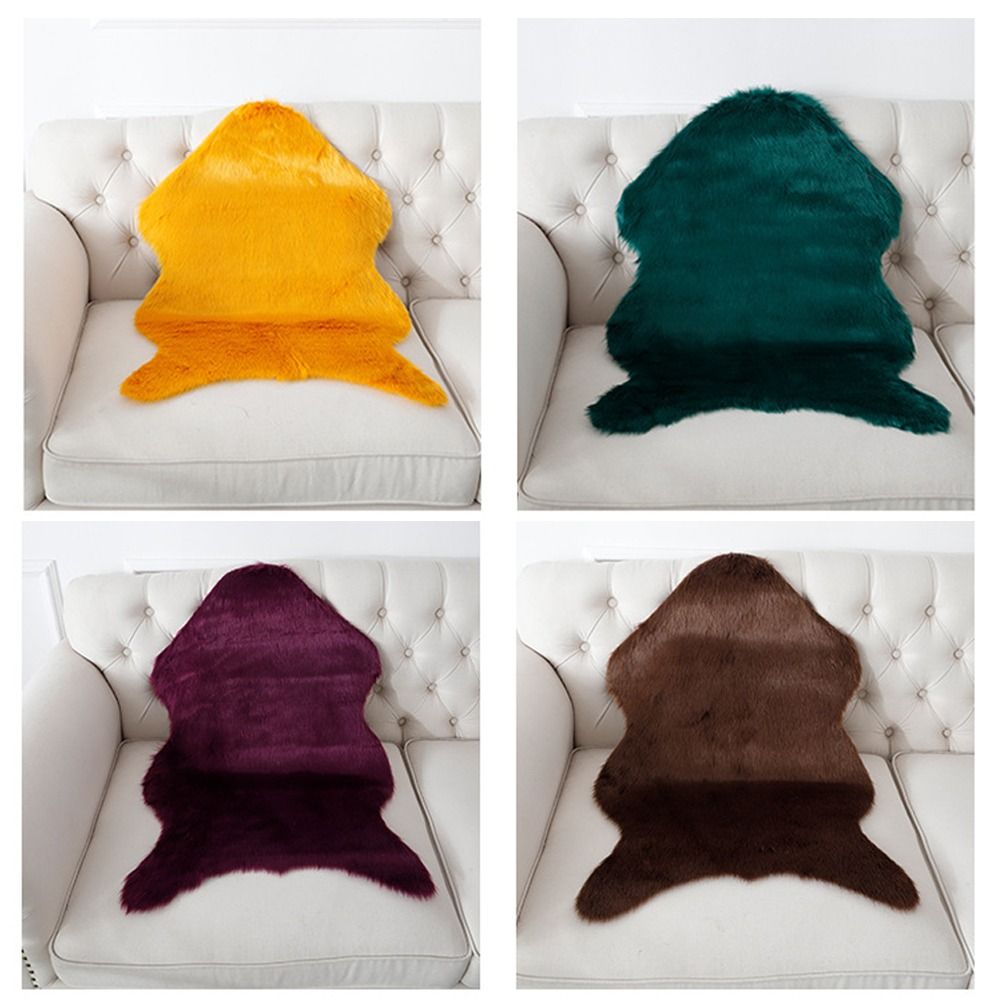 พรมขนแกะเนื้อนุ่มขนาด40x60ซม.  - Cowhide Rug Faux บทวิจารณ์และราคา