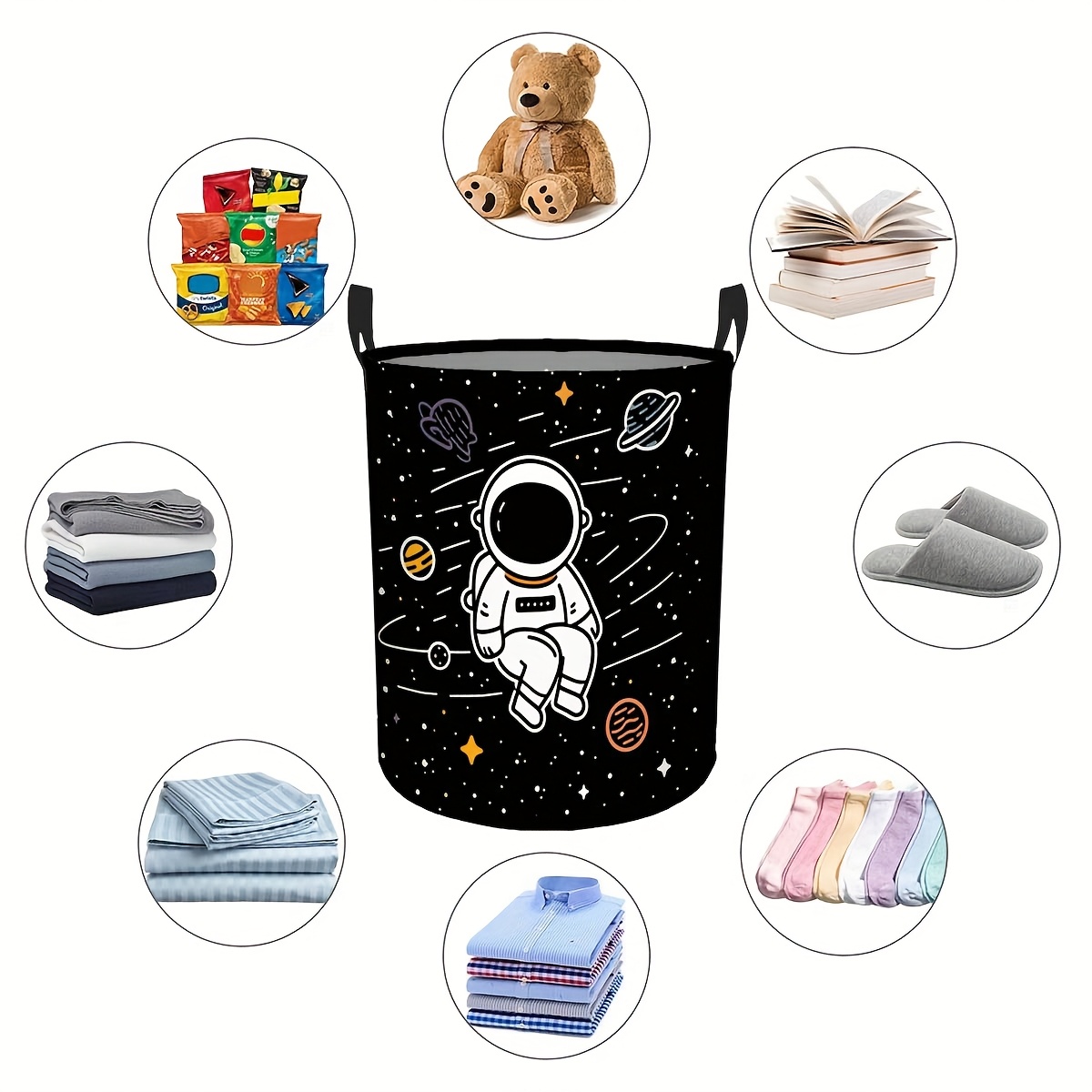 ตะกร้าผ้าทรงกลมทันสมัย 1 ชิ้น  - Home Decor Hampers บทวิจารณ์และราคา