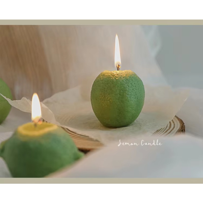 เทียนหอมรูปเลมอนตกแต่งบ้าน ของ - Home Decor Handmade บทวิจารณ์และราคา