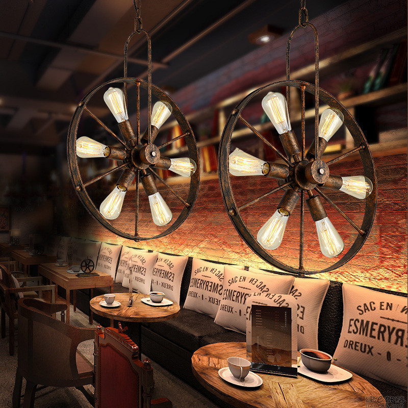 Retro Vintage ล้อโคมระย้า cafe - Home Decor On Wheels บทวิจารณ์และราคา