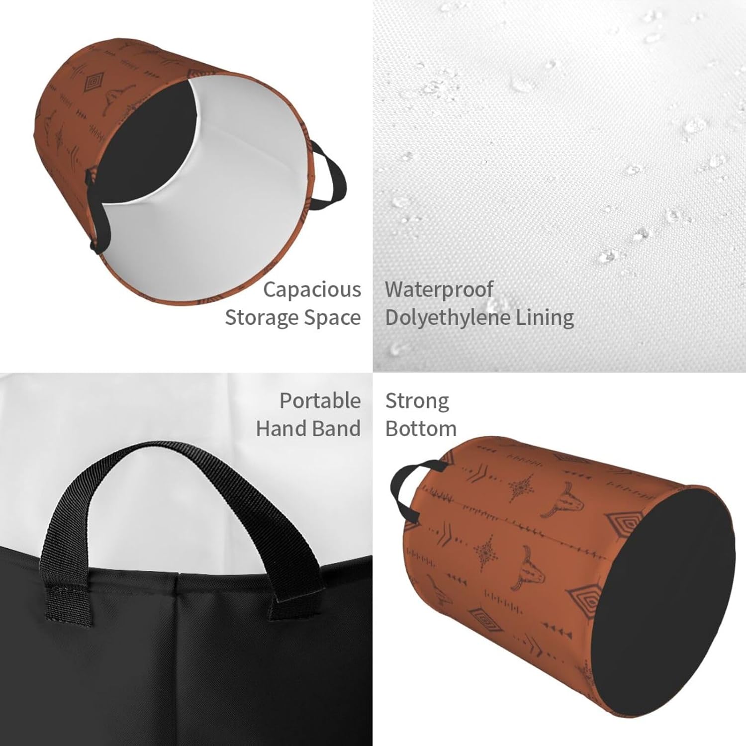 ตะกร้าผ้าสไตล์โบฮีเมียนตะวันตก - Home Decor Hampers บทวิจารณ์และราคา
