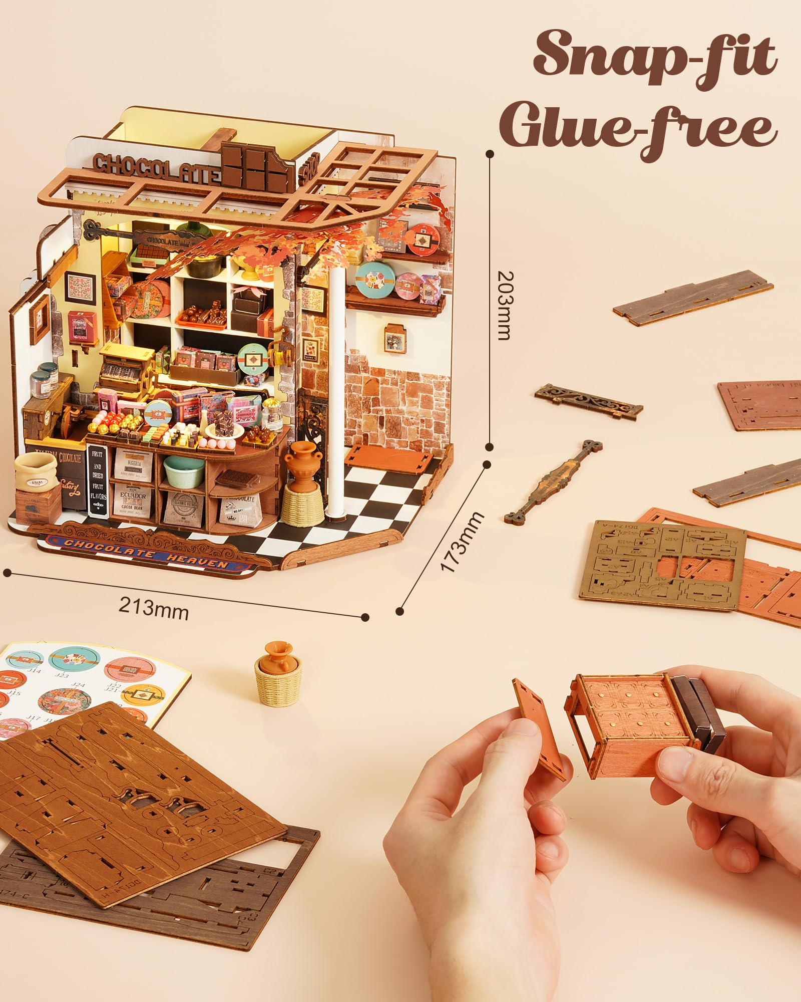หุ่นยนต์ 3D ตุ๊กตาไม้ชุดที่ไม่ - Home Decor Kit บทวิจารณ์และราคา