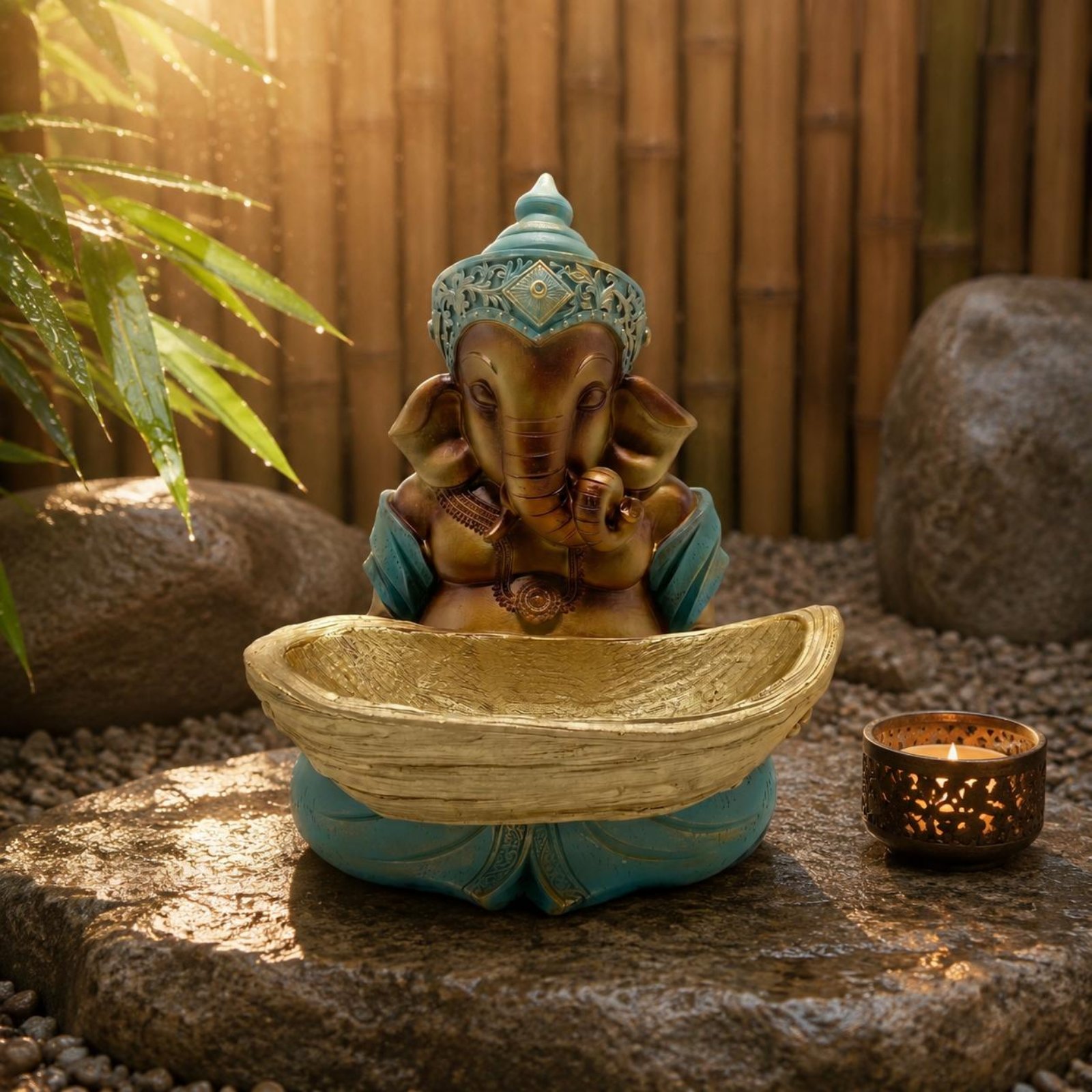 รูปปั้นพระพิฆเนศ ความมั่งคั่งแ - Home Decor Handmade บทวิจารณ์และราคา