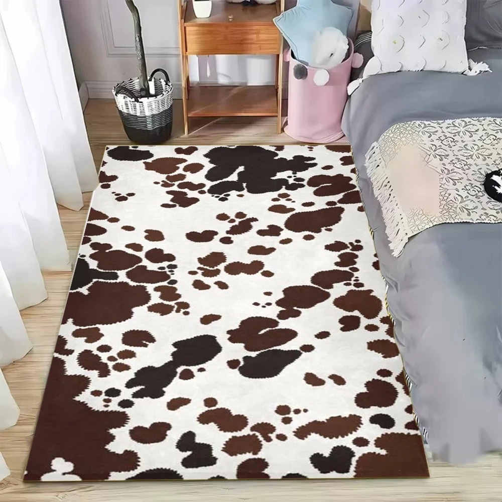 พรมลายหนังวัวเทียม พื้นผิวธรรม - Cowhide Rug Faux บทวิจารณ์และราคา