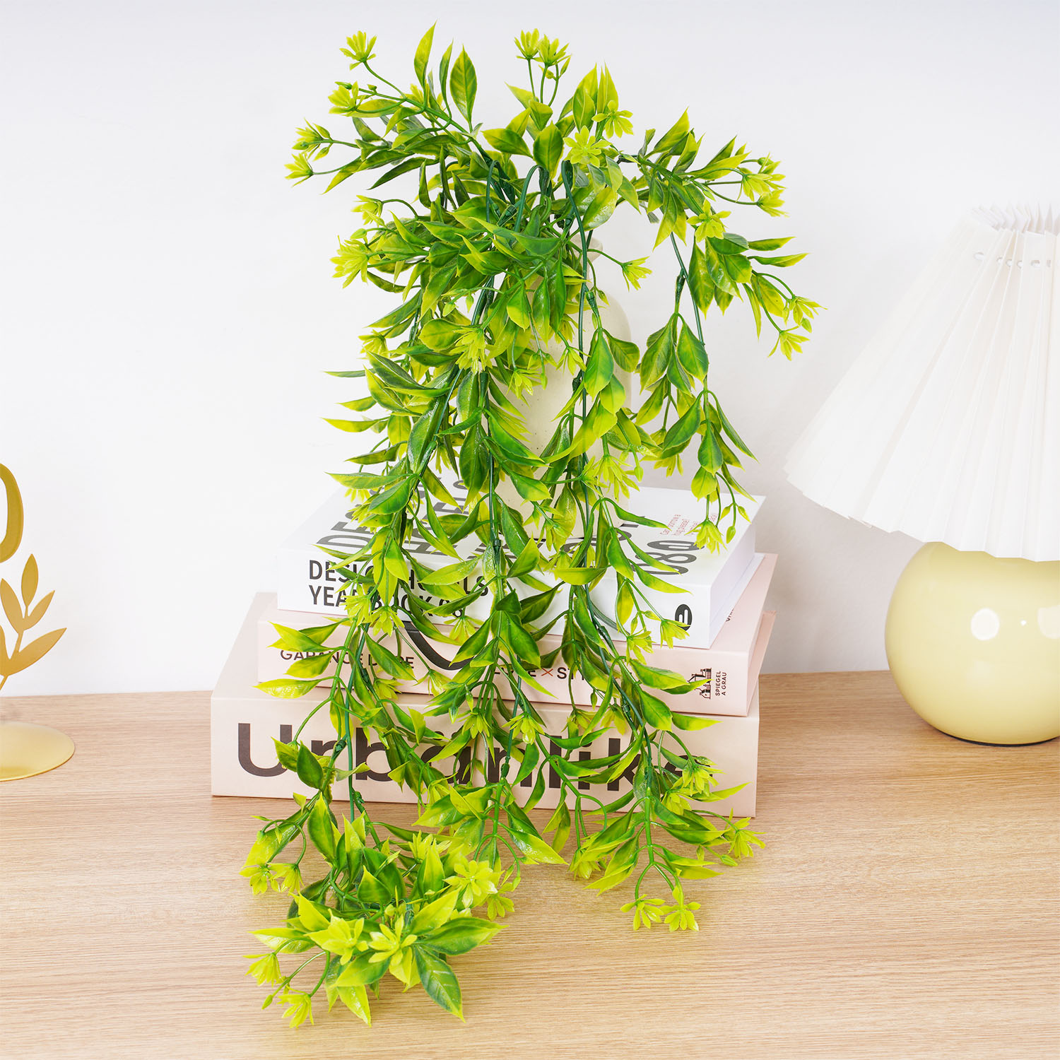 ผนังหวายต้นไม้ประดิษฐ์แขวนเถาว - Rattan Plant Basket บทวิจารณ์และราคา
