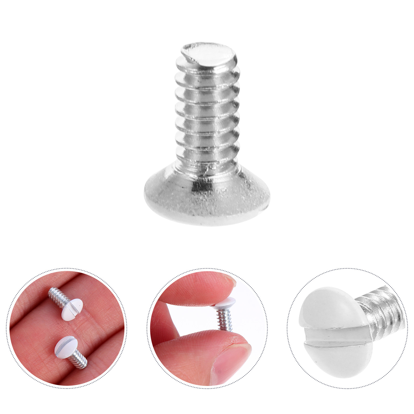 สกรูยึดแผ่นผนังสีขาว 200 ชิ้น  - Home Decor Outlet บทวิจารณ์และราคา