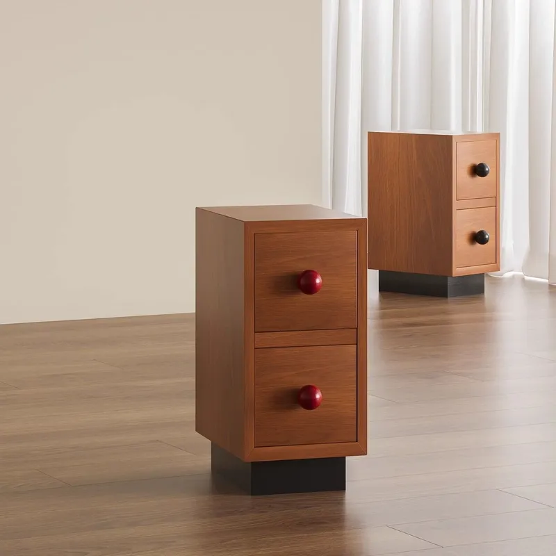 ตู้ข้างเตียงไม้เนื้อแข็งทรงแคบ - Home Decor Medieval บทวิจารณ์และราคา