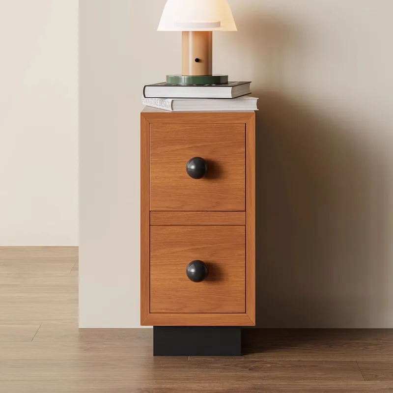 ตู้ข้างเตียงไม้เนื้อแข็งทรงแคบ - Home Decor Medieval บทวิจารณ์และราคา