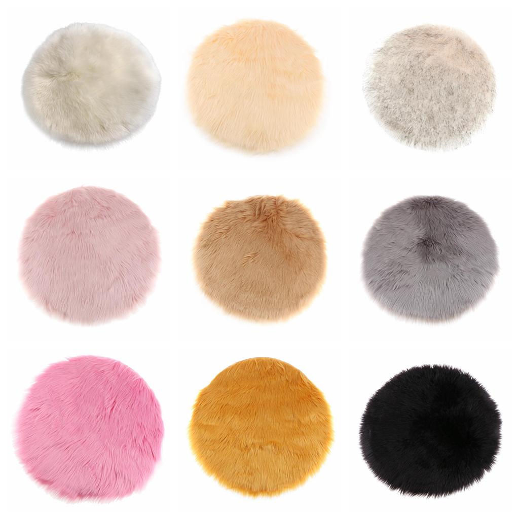 พรมหนังแกะขน faux สุดหรูทรงกลม - Cowhide Rug Faux บทวิจารณ์และราคา