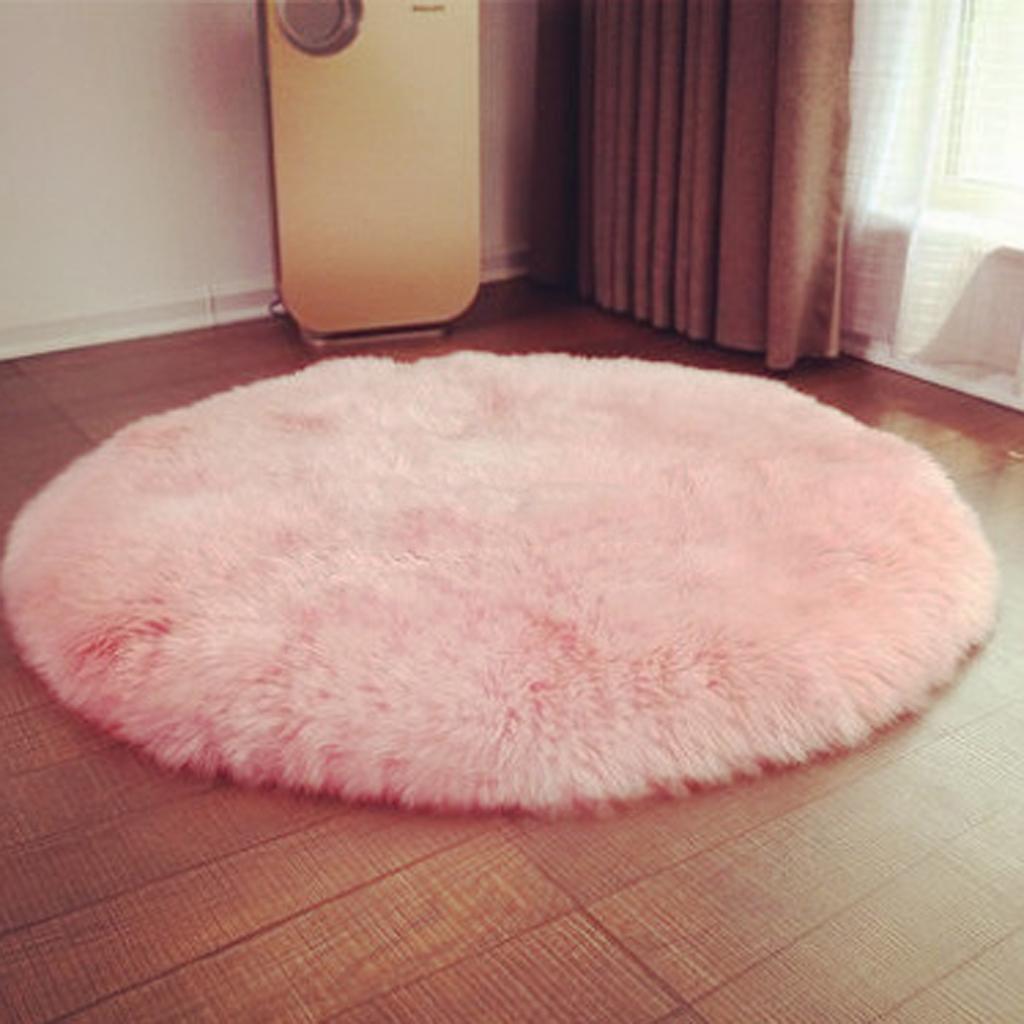 พรมหนังแกะขน faux สุดหรูทรงกลม - Cowhide Rug Faux บทวิจารณ์และราคา