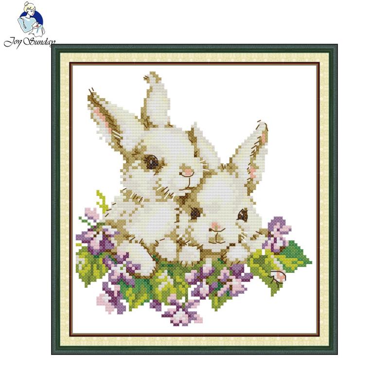 ชุดปักครอสติชลายพี่น้องกระต่าย - Home Decor Outlet บทวิจารณ์และราคา